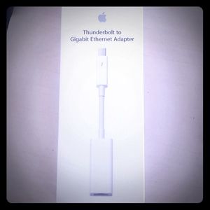 New Apple Thunderbolt to Gigabit Ethernet Adapter